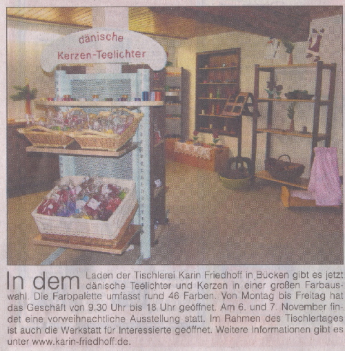 Kerzen Blickpunkt